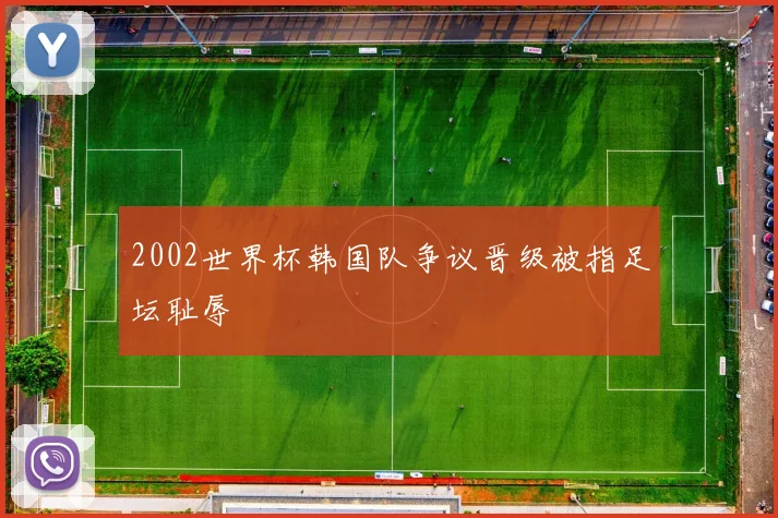 2002世界杯韩国队争议晋级被指足坛耻辱
